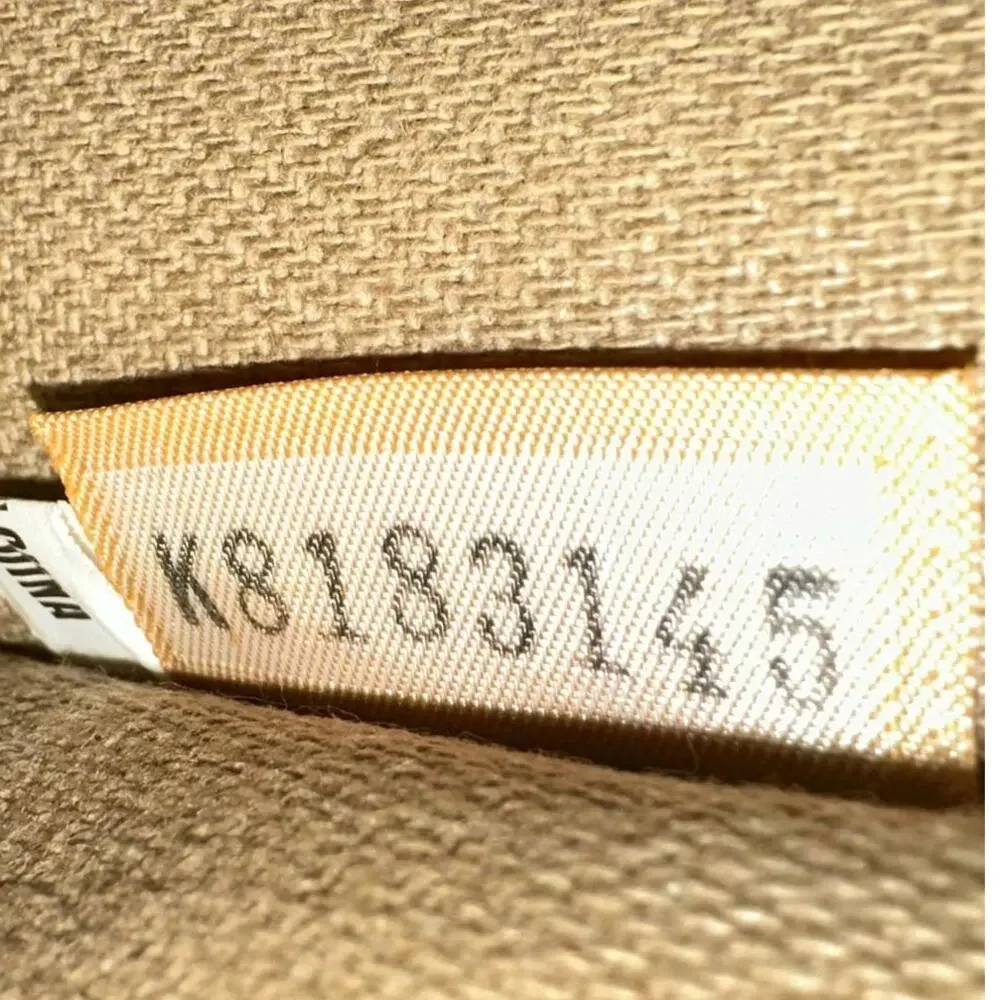 Dooney Bourke All Weather Leather Monogram Tote‎ Bag Khaki Brown